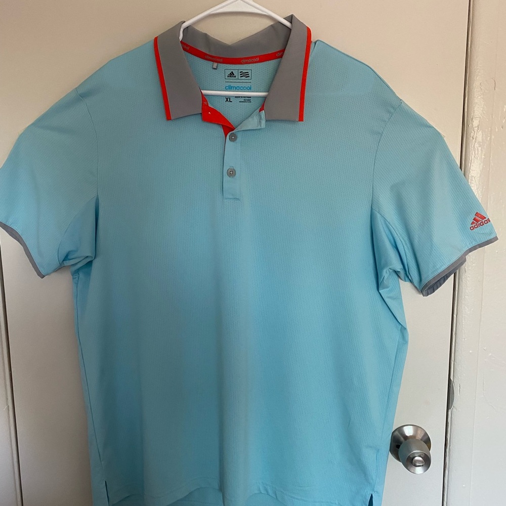 Adidas Men's‎ Light Blue Polo Shirt size xl